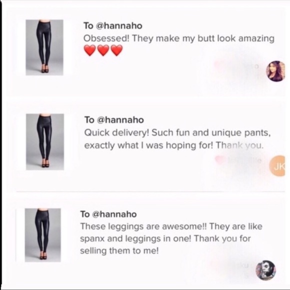 S-XL Avail! High Waisted Vegan Leather Leggings - Picture 6 of 7